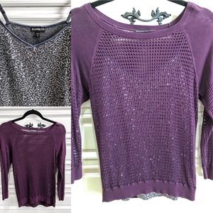 EXPRESS purple top